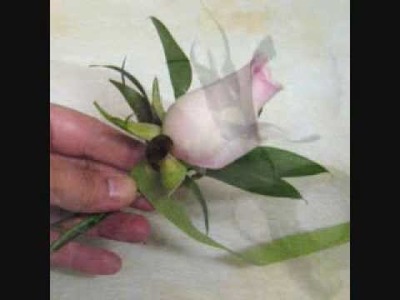 How to make easy Rose Boutonniere Corsage