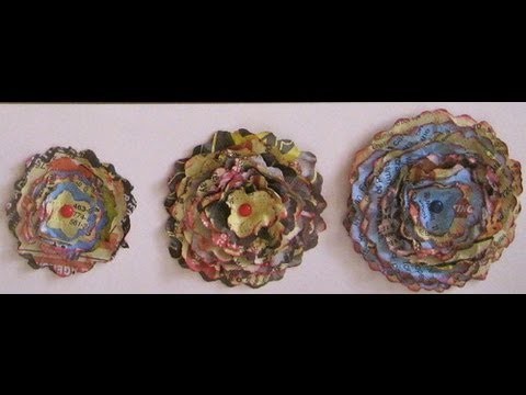 How to make layered 3D paper flowers - Natalie's Creations