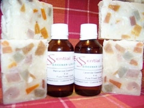 How to Make Lye Soap, Hot Process with Embeds, Lotion Bar