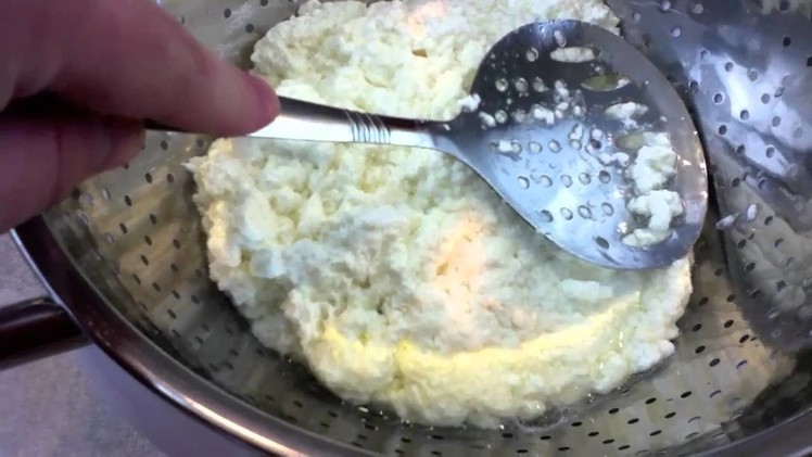 How to Make Mozzarella Cheese at home, microwave method.