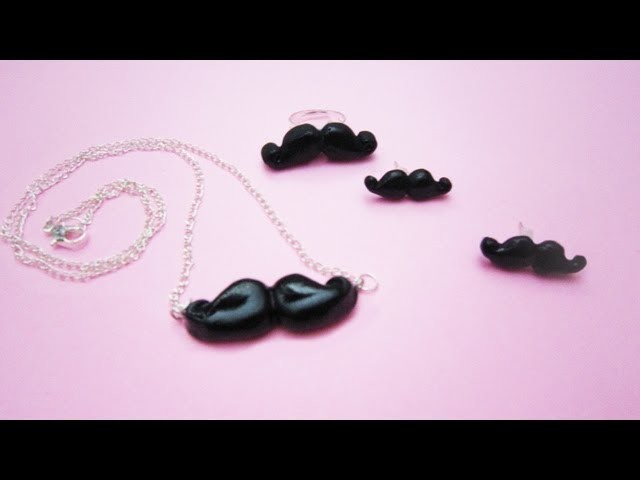 How to make mustache rings, earrings, necklaces and other accessories - EP