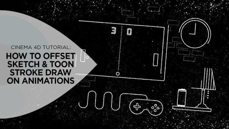 How to Offset Sketch & Toon Stroke Draw On Animations in Cinema 4D