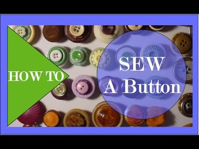How To Sew on a Button
