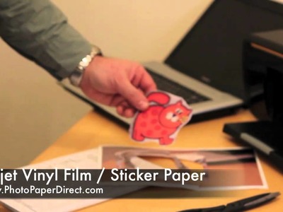 Inkjet Vinyl Film. Sticker Paper By Photo Paper Direct