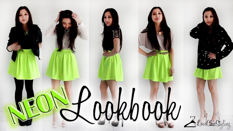 Lookbook - How to style a Neon skirt