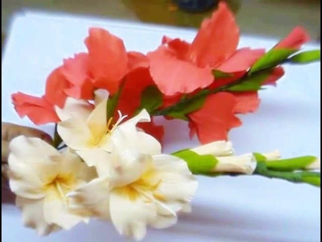 Paper Flower Gladioli. Glads. Gladiolus
