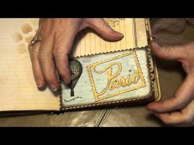 Paris themed travel journal
