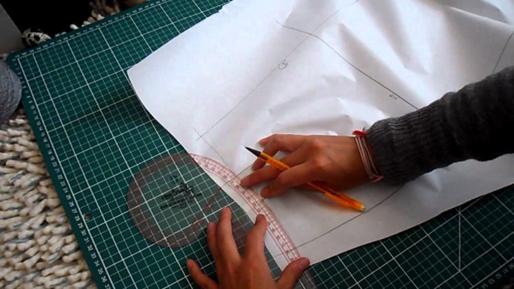 Pattern Cutting Tutorial: How To Transfer Draped Skirt Pattern Onto Paper