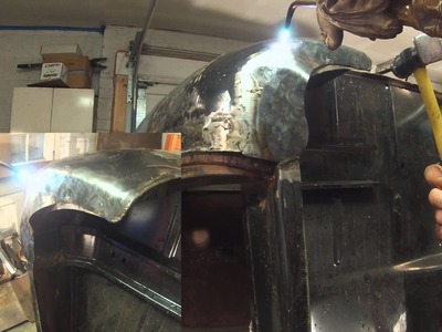 Shrinking Steel Sheet Metal Made Easy with an Oxy-Acetylene Torch