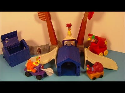 2000 CHICKEN RUN SET OF 4 BURGER KING KID'S MEAL MOVIE TOY'S VIDEO REVIEW