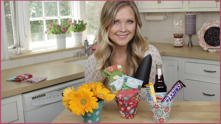 DIY Fabric Covered Flower Pots!!