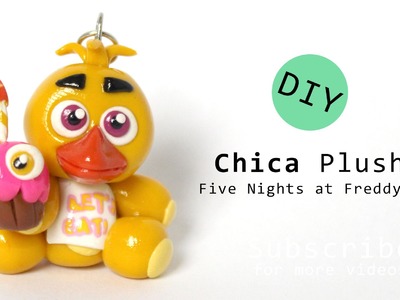 Five Nights at Freddy's Chica Plush Polymer Clay Tutorial