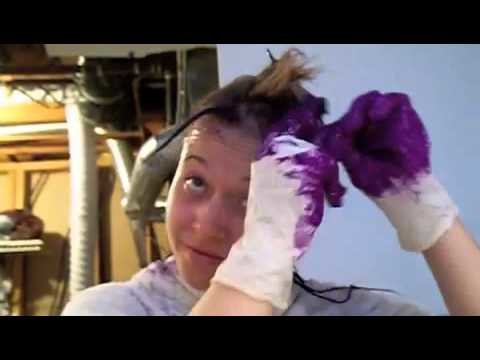 How to Dye the Underneath of Your Hair Purple