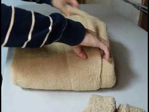 How to Fold a Bathrobe