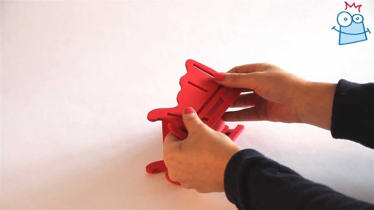 How to make a 3D reindeer & sleigh foam kit