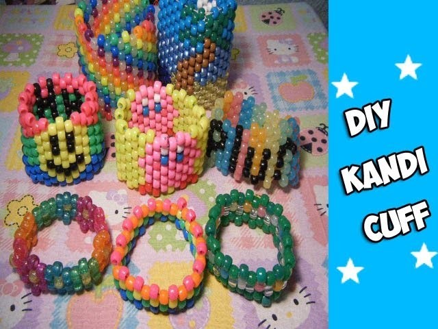 How to Make a Kandi Cuff - [www.gingercande.com]