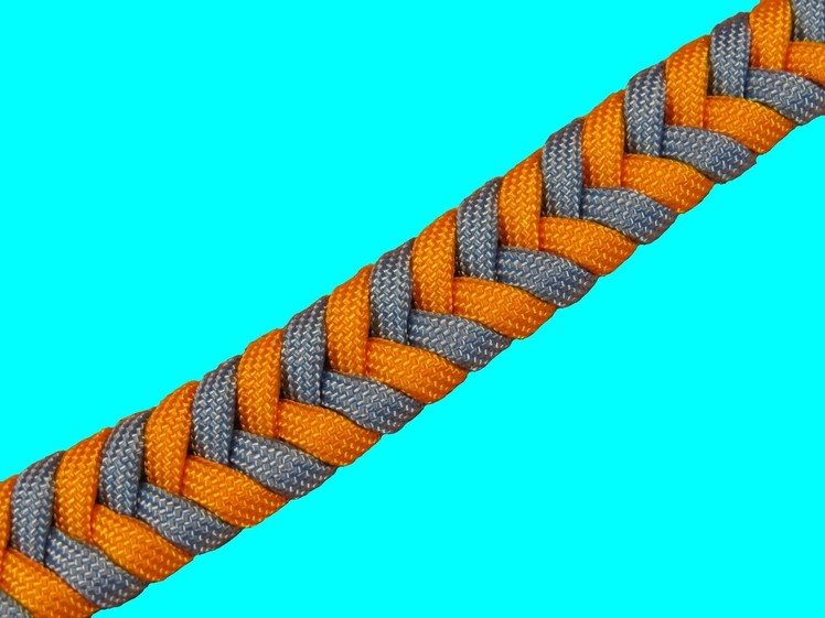 How to make a Two Color Fishtail without Joining or Splicing Tutorial (Paracord 101)