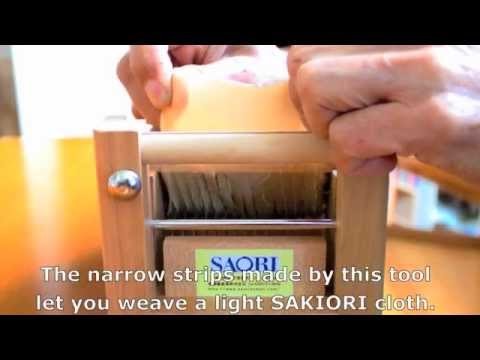 How to use SAORI Fabric Cutter ver.120603