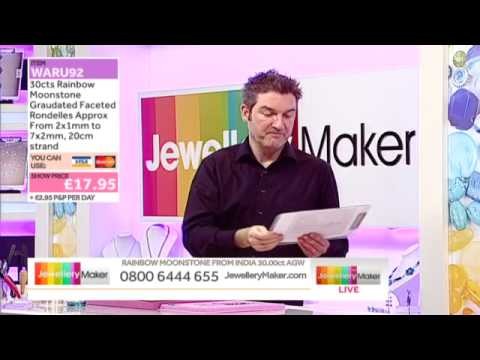JewelleryMaker LIVE AM 24.02.2014 [How to do Macrame]