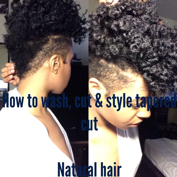 Let's Talk Hair | How I Wash, Shape & Style my Tapered Cut