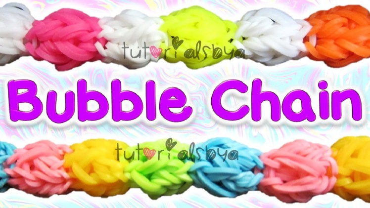 NEW 3D Bubble Chain Rainbow Loom Bracelet Tutorial | How To