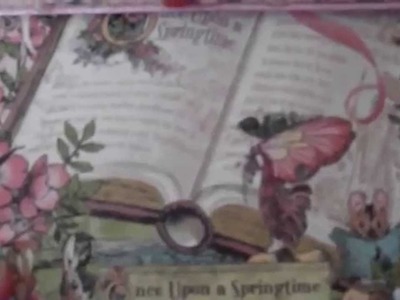 Once upon a springtime keepsake diary box