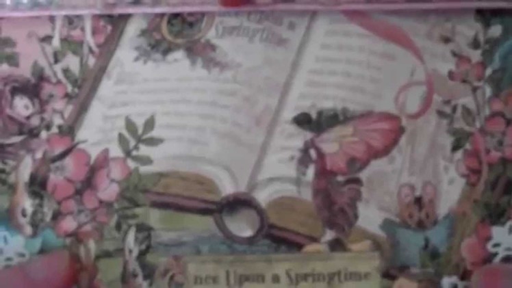 Once upon a springtime keepsake diary box