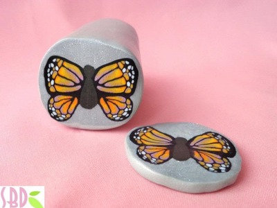 Polymer clay: millefiori cane butterfly - ENG Series