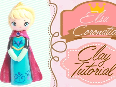 Queen Elsa Coronation Gown Chibi | Polymer Clay Tutorial