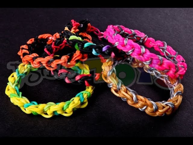 Rainbow Loom Over and Under EASY Bracelet