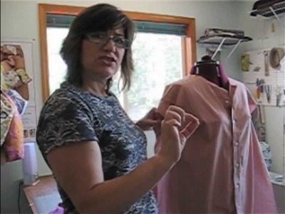 Tutorial from StudioCherie Mens Shirt into Womens Blouse or Dress