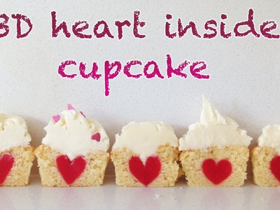 3D Heart Inside Cupcake HOW TO COOK THAT Ann Reardon