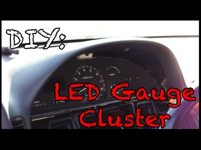 DIY: LED Gauge Cluster Lights
