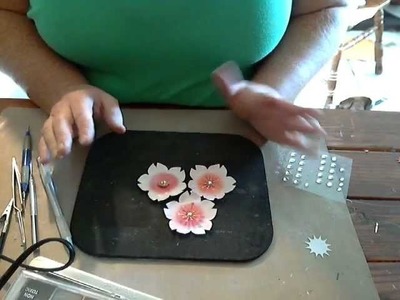 Flower Friday- The updated Cherry Blossom Tutorial and More FUN!