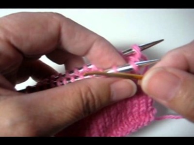 Grafting stockinette and garter stitch
