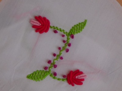 Hand Embroidery: Flower Buds (Bullion Knot Stitch)