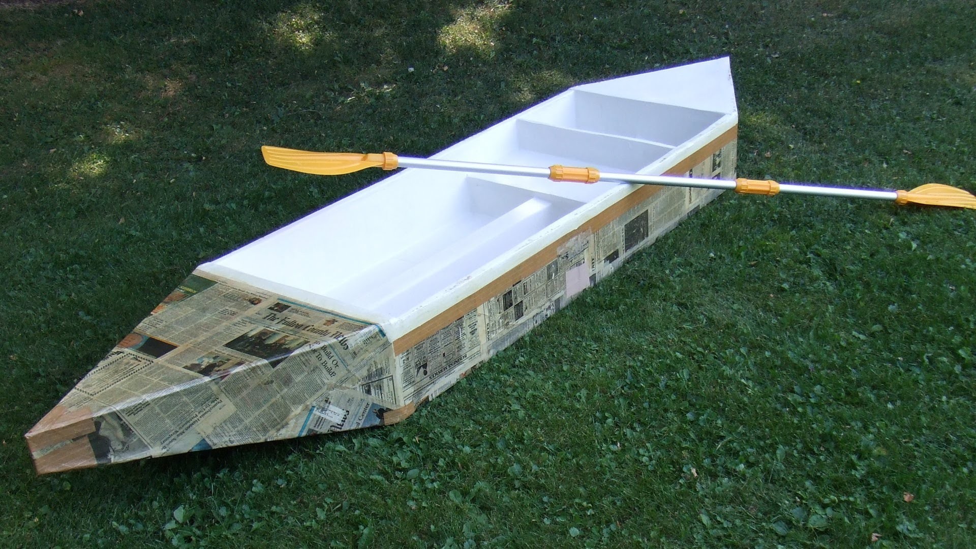 How to build a durable cardboard boat