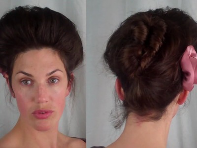 How to EDWARDIAN 'Psyche knot' Hair Tutorial (1900's 1910's hairstyle ) - Vintagious