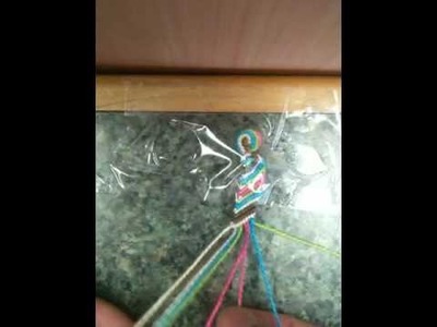How to make a backwards candy cane friendship bracelet