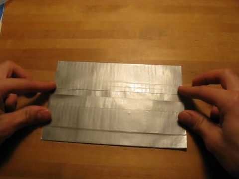 How to make a Duct tape pencil case