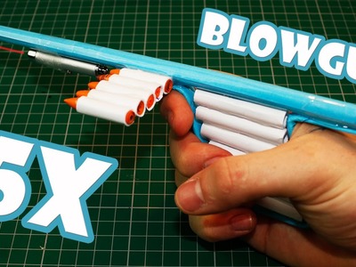 How To Make a Laser Assissted Blowgun - (Paper Gun)
