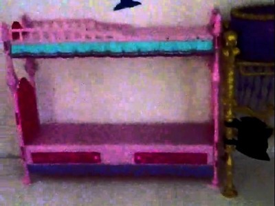 How to make a monster high doll house furniture part1