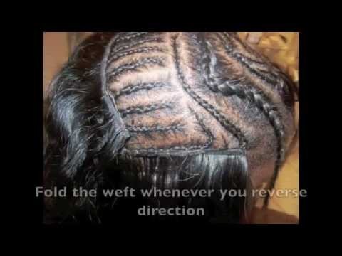 ☏ How To: Meagan Good.Aaliyah Swoop Bang Sew In Tutorial (using Arjuni Straight hair)