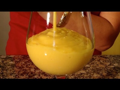 Mango Smoothie-Mango Yogurt Smoothie-How To Make A Mango Yogurt Smoothie-Tropical Fruit Smoothie