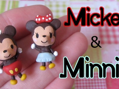 Mickey & Minnie Mouse Tutorial: Polymer Clay Charm Pair!