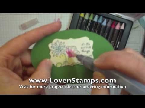 Watercolor Wonder Crayons: Stamping 101 with Meg