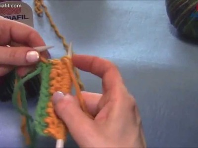 Adriafil tutorial: Tubular cast on. Montage tubulaire