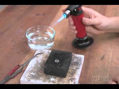 Art Jewelry - Fusing Metal With a Torch