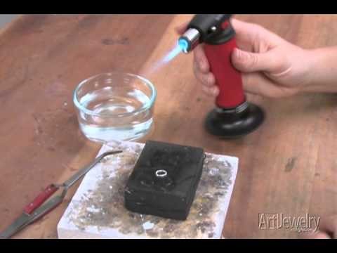 Art Jewelry - Fusing Metal With a Torch