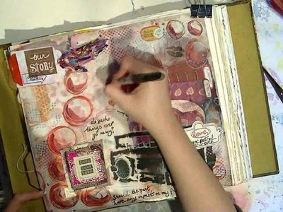 Art Journal Page Process - Loves Layers